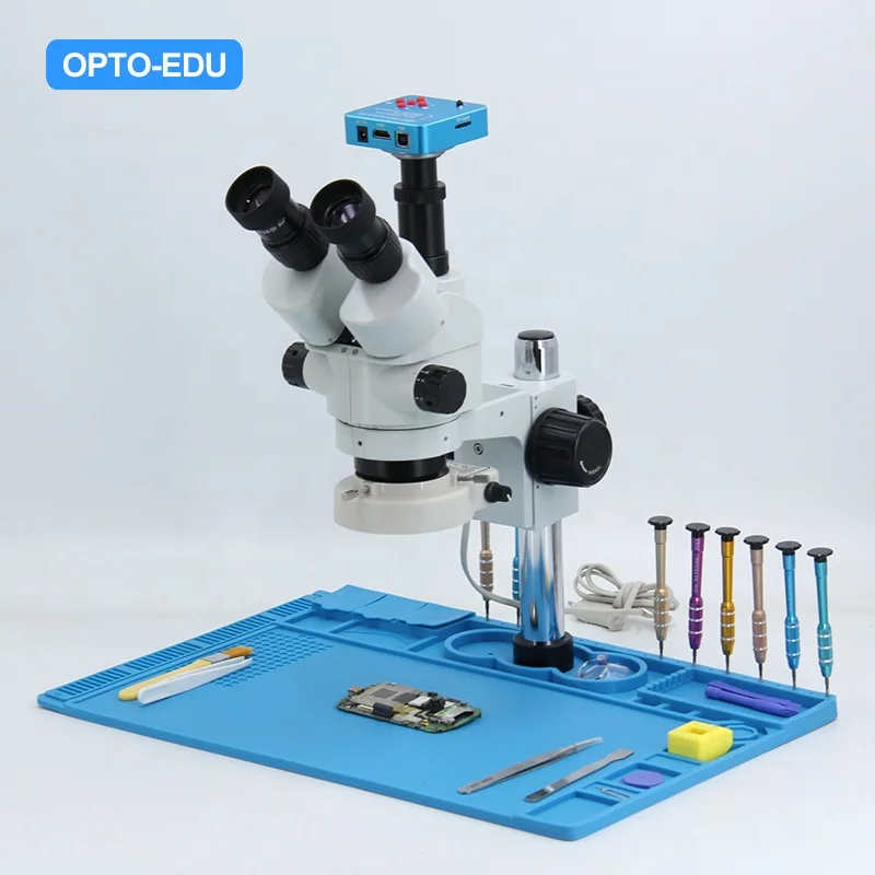 OPTO-EDU A23.1503 Electron Stereo Mobile Phone Repair Microscope