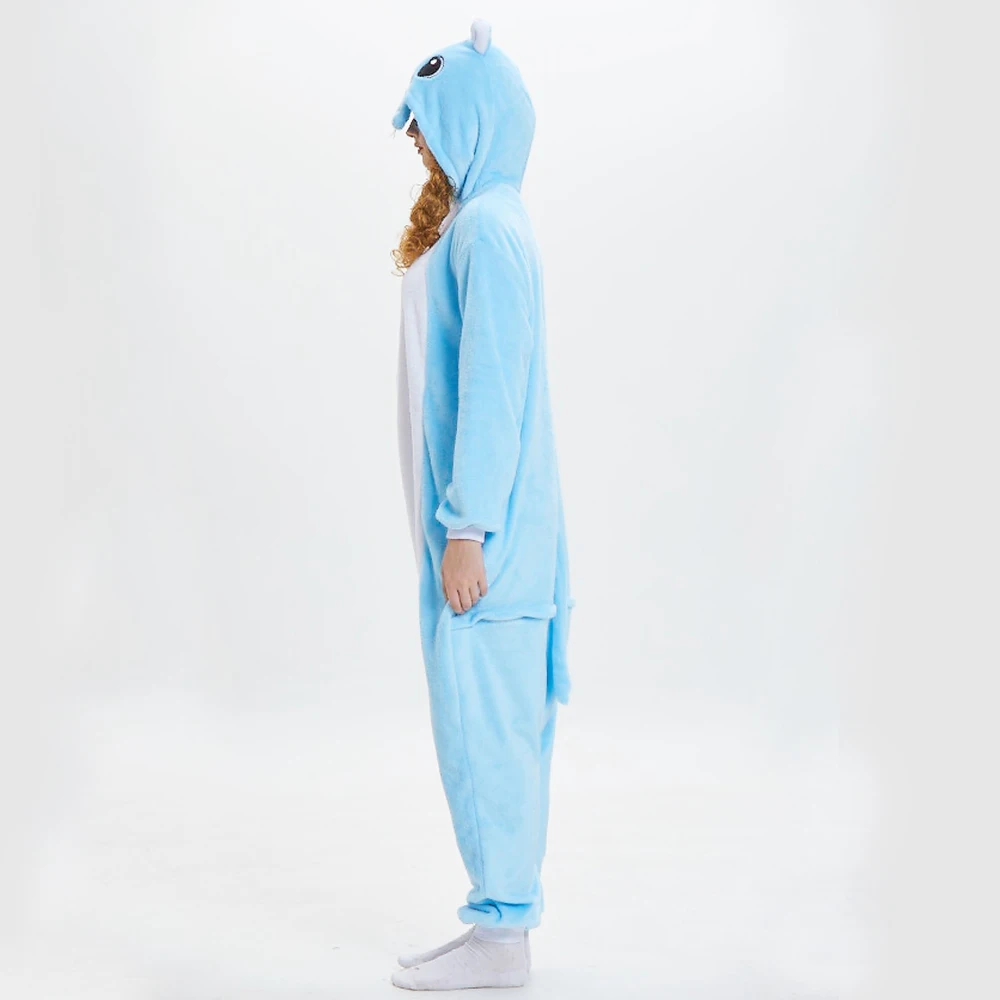 Animal Onesie Adult Jumpsuit Unisex One-Piece Pajamas Cosplay Funny Costume Plush Sleepwear for Halloween Christmas Costume