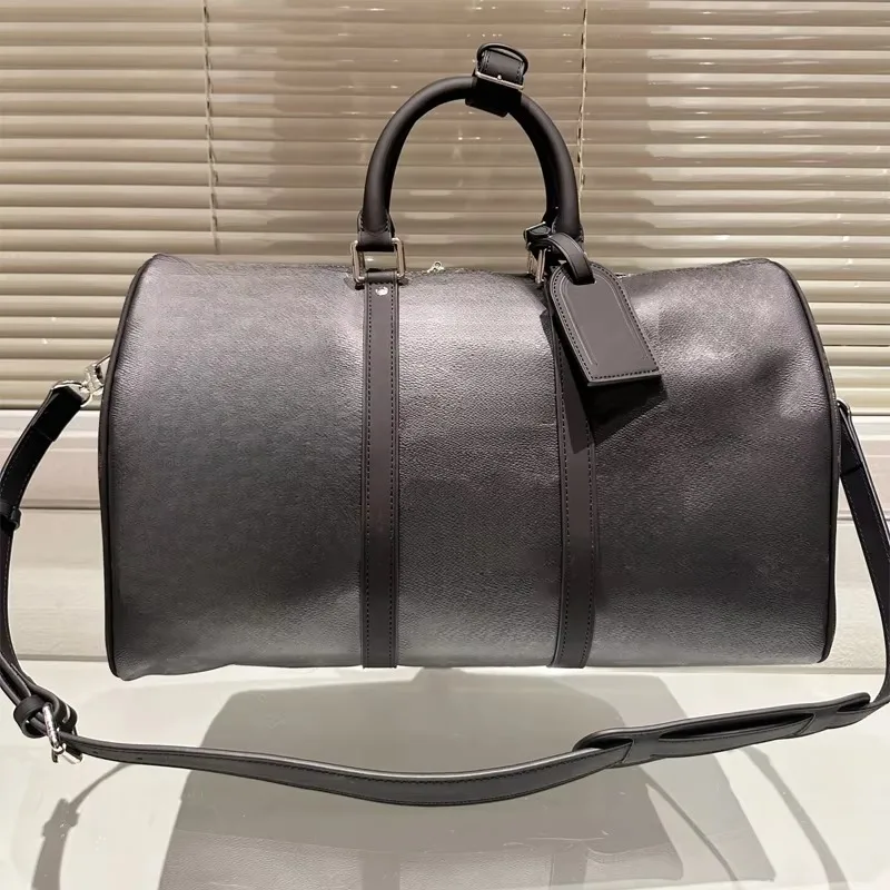 Designer Style Leather Premium Multifunctional Gym and Travel Tote: Large Capacity Unisex Business Travel Bag