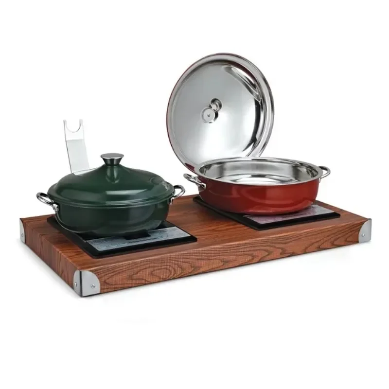 Modern Cuisine Dinner Catering Accessories, Kitchen Catering Accessories Food Heater, Casserole Double Heater Hot Pot
