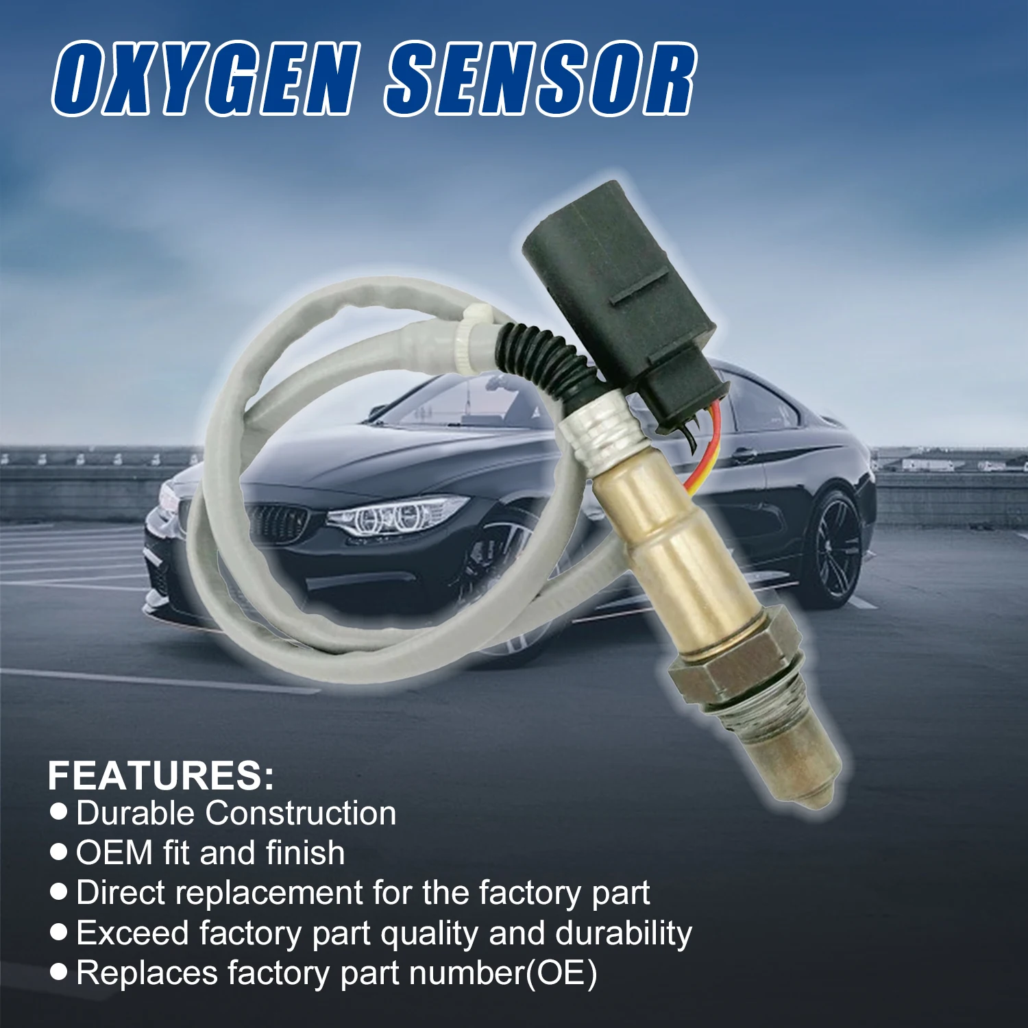 0065424918 Upstream Oxygen O2 Sensor For Mercedes-Benz Sprinter 2500 3500 2010 2011 2012 2013 2014 2015 E350 2011 2012 2013 3.0L