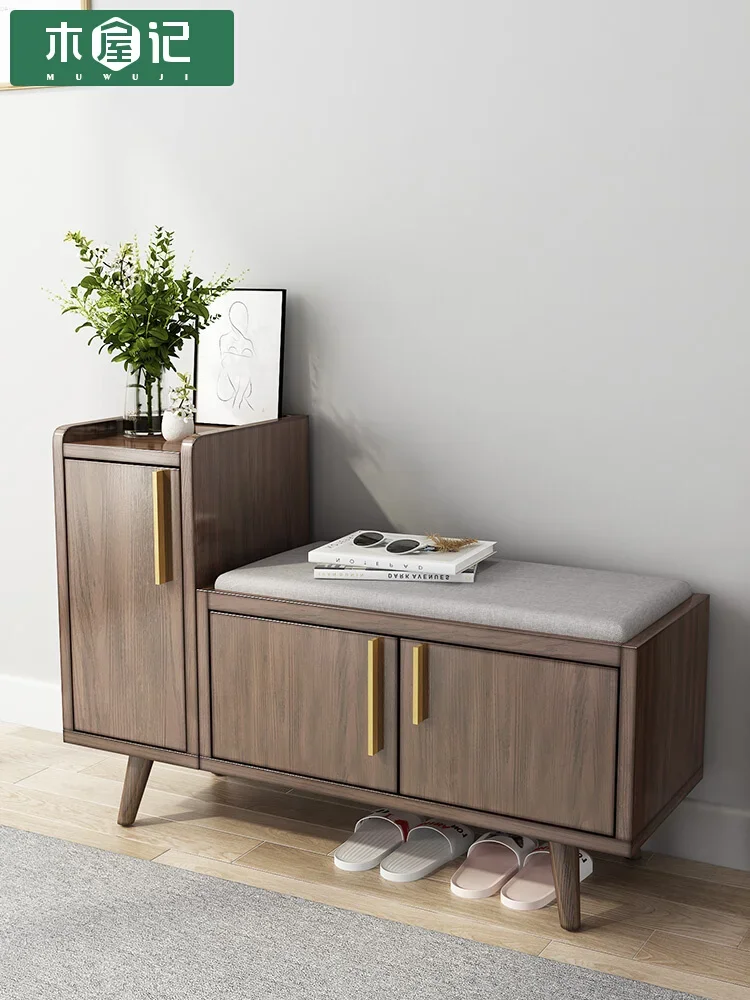 

Wyj Doorway Multi-Functional Sitting Shoe Cabinet Footstool