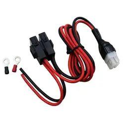 Cable de alimentación CC 12AWG para Icom IC-7300/9700 YAESU FT-891 Kenwood TS-590 4Pin 6Pin