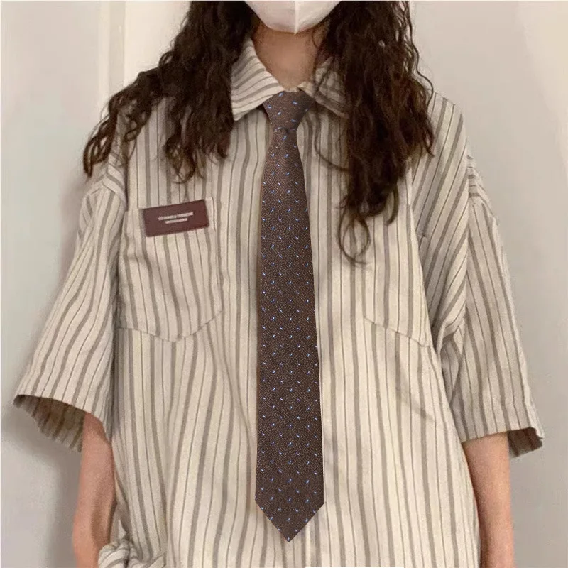 남성용 새 페이즐리 지퍼 넥타이 8CM 솔리드 스트라이프 물방울 무늬 실크 넥타이 남성 웨딩 지퍼 넥타이 블루 레이지 타이