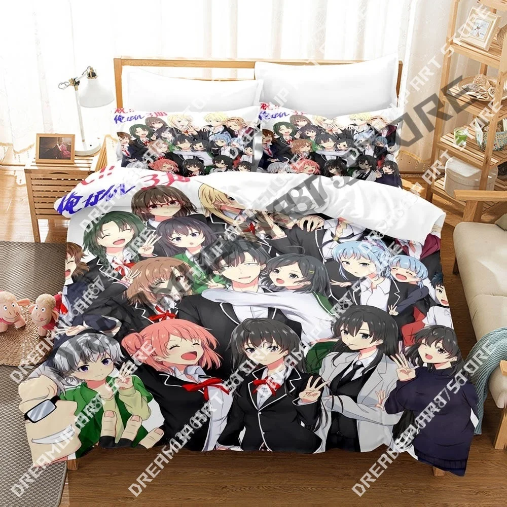 

3D принт Yukinoshita Yukino OreGairu комплект постельного белья для мальчиков и девочек Twin Queen King Size пододеяльник наволочка кровать для мальчиков и взрослых дома