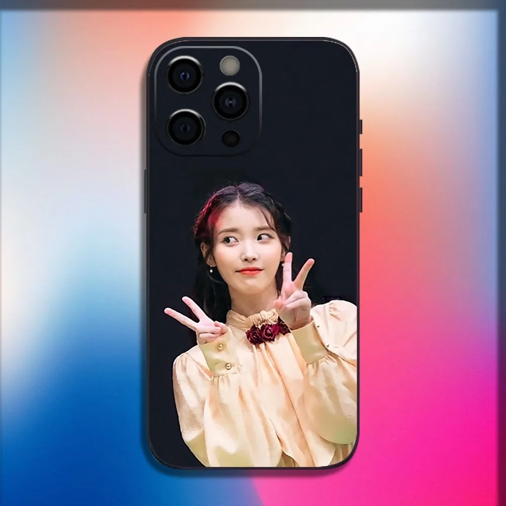 L-Lee Eun-mi Actress Phone Case For iPhone 16,15,14,13,12,11,Pro,X,XS,Max,XR,Plus,Mini Soft Black Cover