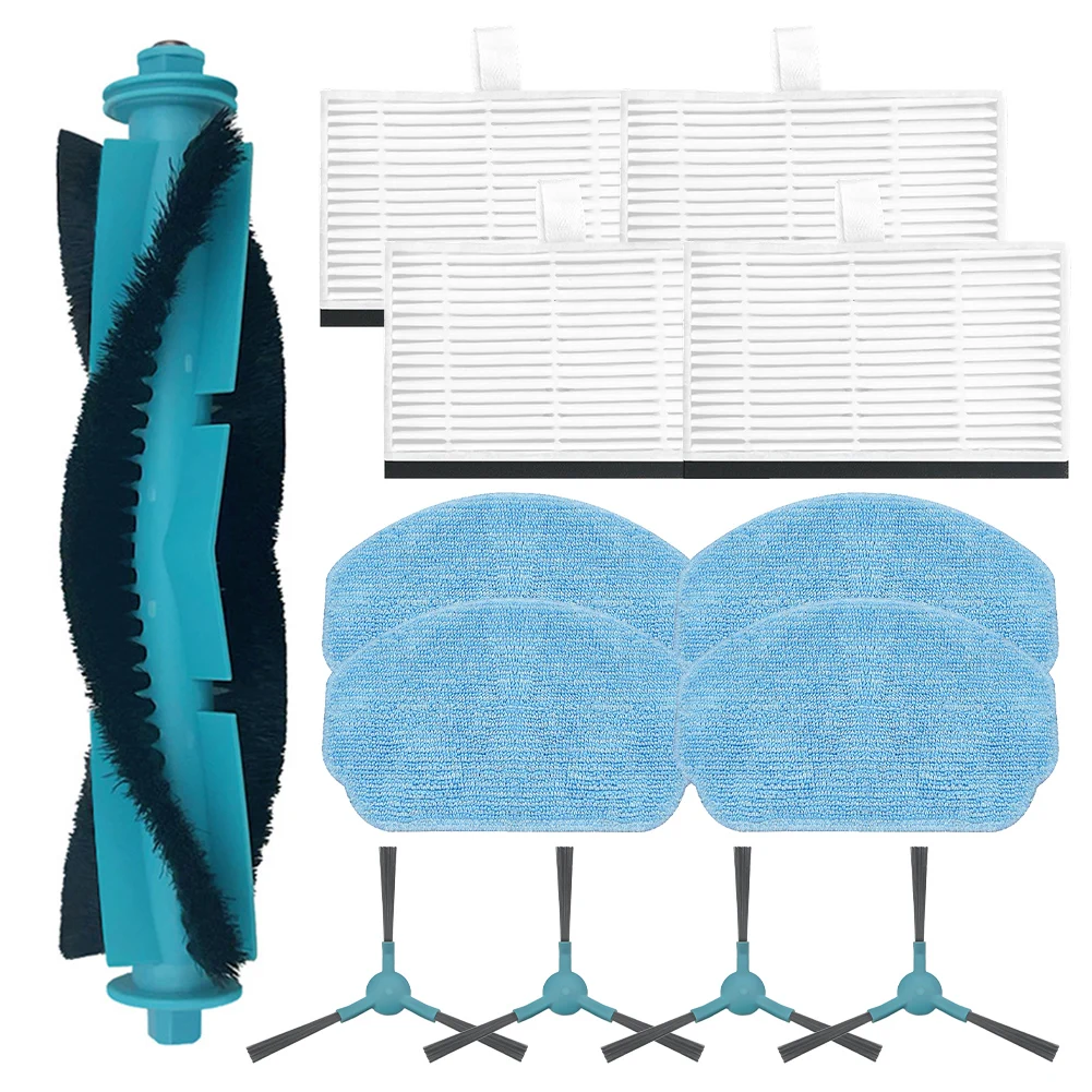 

Основная боковая щетка, фильтр, комплект ткани для швабры, боковая щетка, ткань для швабры HEPA, высокоэффективная запасная чистящая ткань из микрофибры, сменная ткань