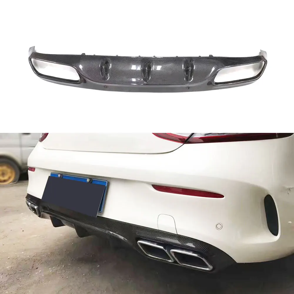 

Carbon Fiber Rear Bumper Lip Diffuser Bumper Cover for Mercedes Benz C Class W205 C205 C63 AMG Coupe 2 Door 2015-2019