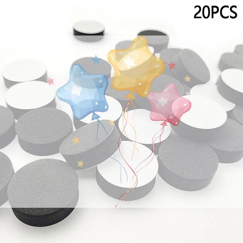 20PCS Speaker Shock Absorbing Foot Mat Anti-slip Pad Self-adhesive EVA Desktop Speaker Foam Sponges Pad