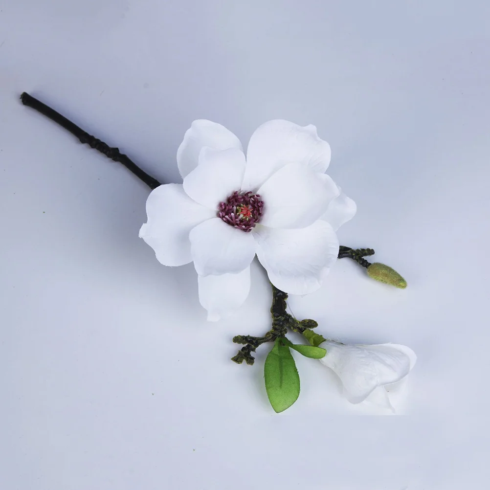 

5Pcs Simulated Magnolia Artificial Flowers Premium Material Decoration for Wedding Home Garden Silk Floral Decor