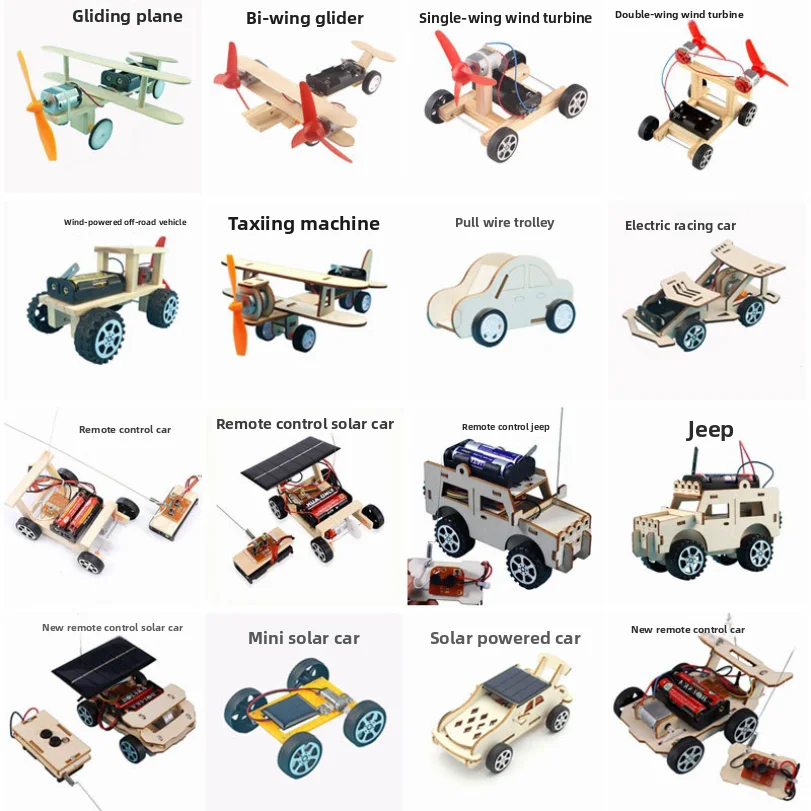 Elementary School Students Science Experiment Kit DIY Handmade Small Invention Teaching Aid Material Package Technology Small Cr