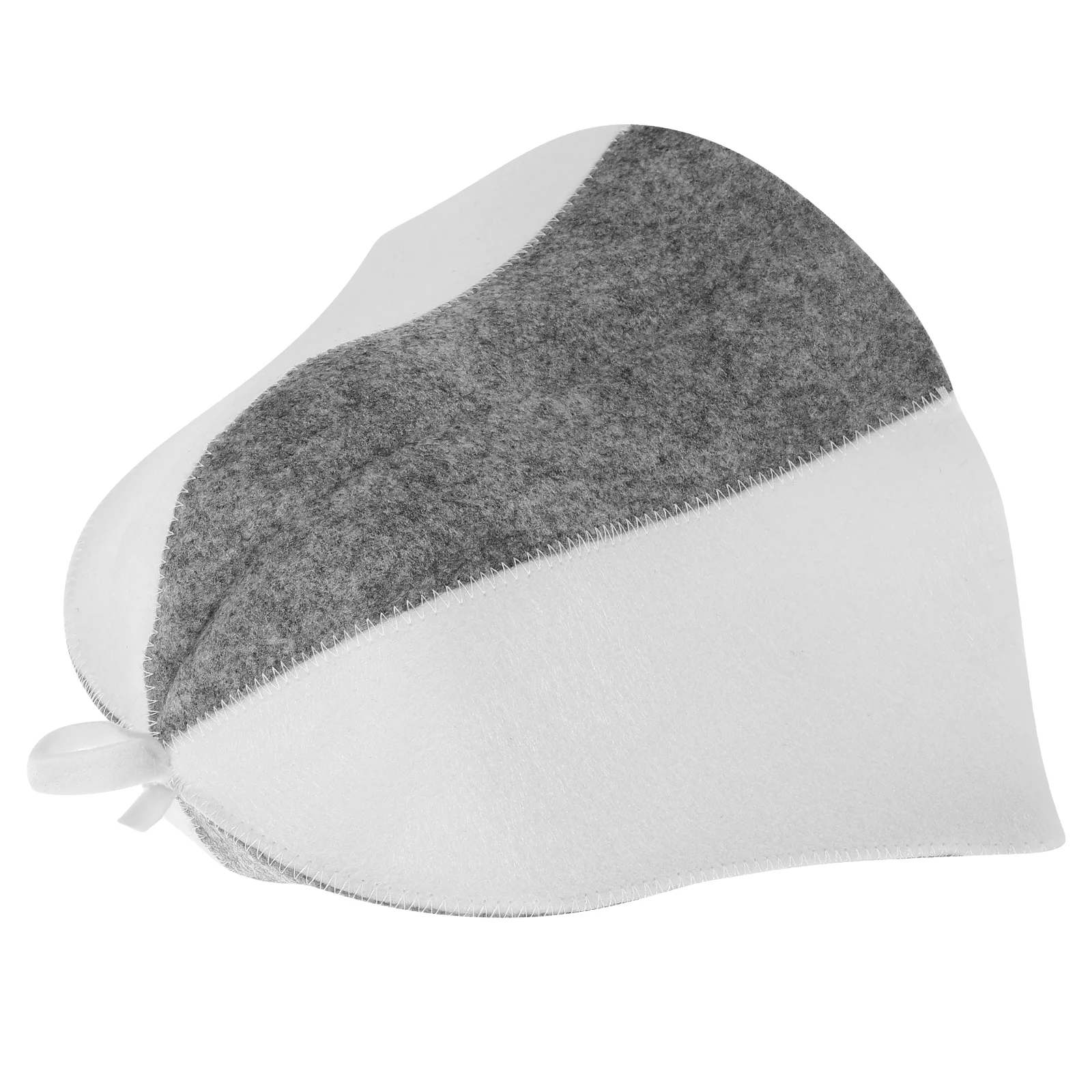 

s Felt Sauna Hat Bath Hat for Sauna Comfortable Absorbent Reusable 6 Gray White Stylish Breathable Spa Room Women Hair