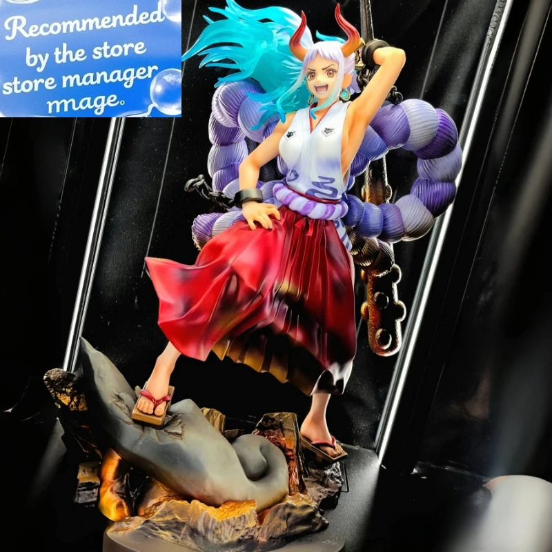 

Аниме One Piece Wano Yamato Фигурка Kaidou Daughter Island Ghost Yamato Фигурка GK Статуя ПВХ Японская коллекция игрушек