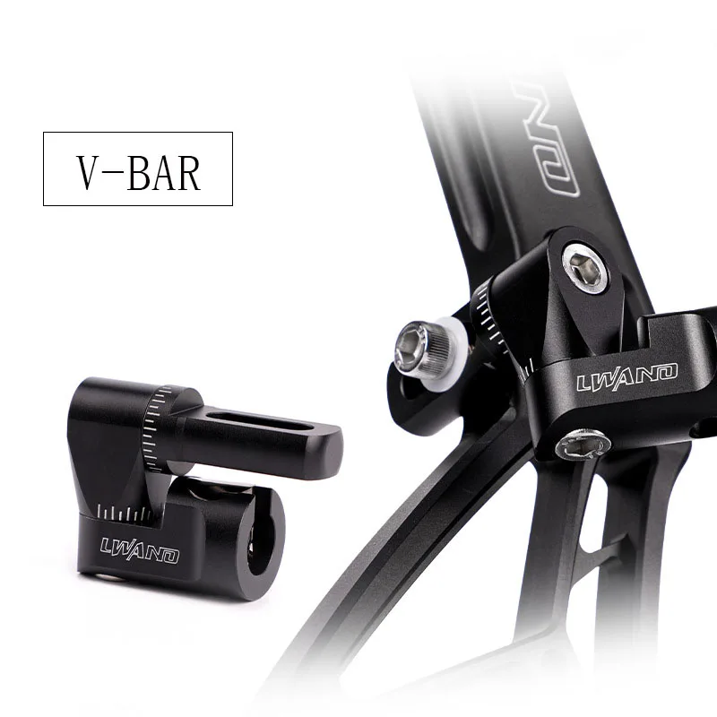 

Одностороннее регулируемое крепление для стрельбы из лука с V-образной планкой, быстроразъемный стабилизатор для лука, стабилизатор задней планки, аксессуары для охоты и стрельбы