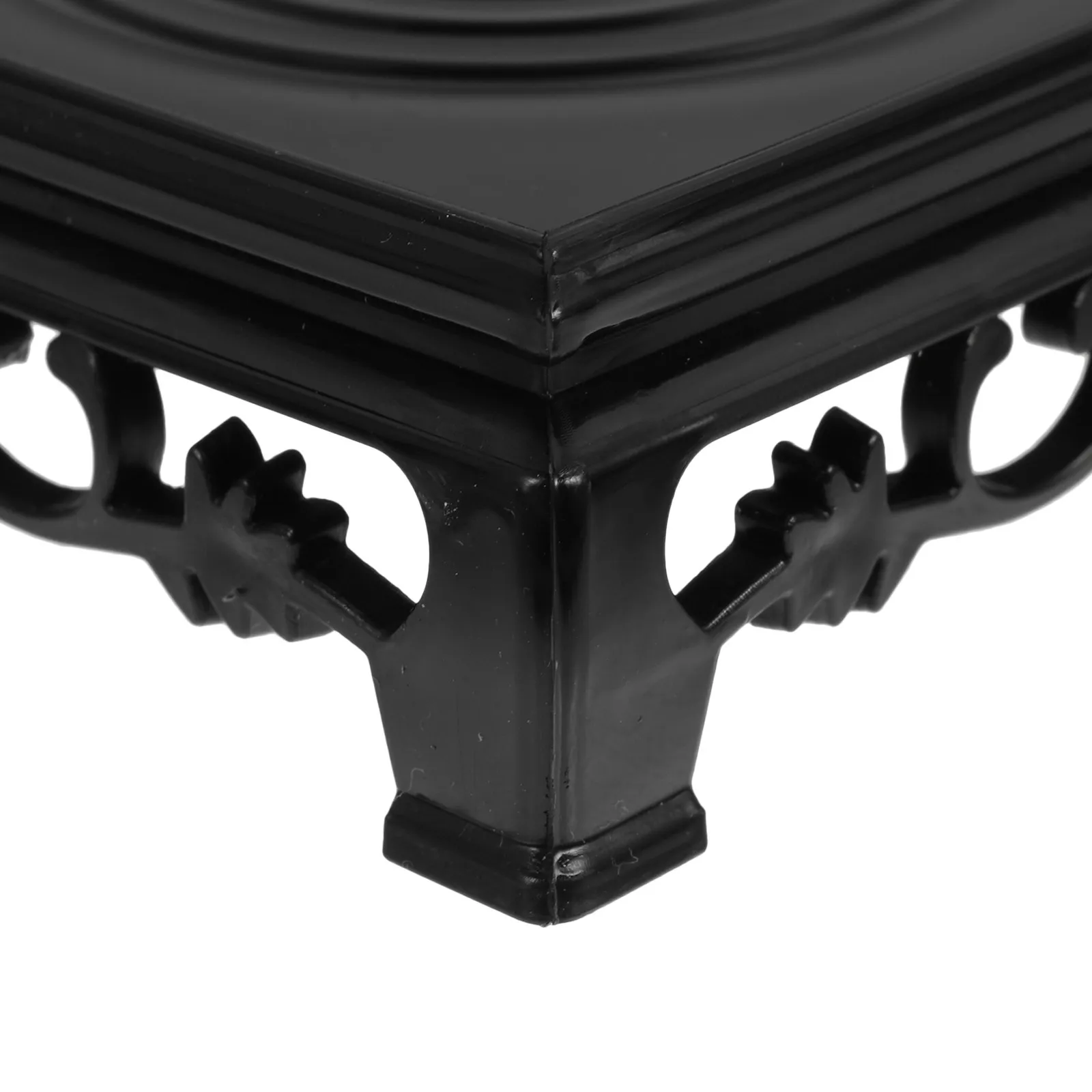 5Pcs Plastic Classic Style Plant Stand Non-Deformable Flowerpot Holder Vase Display Fish Bowl Riser Indoor Outdoor Use