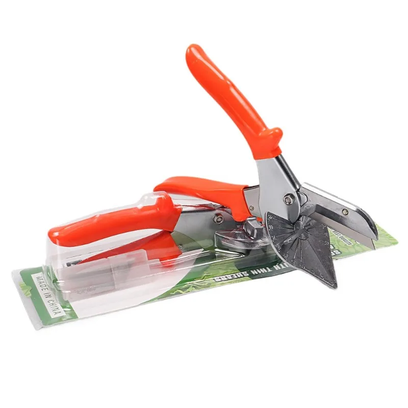 Multi-Angle Miter Shears, 0-45-90° Angle Cutting Tool for Wire Slot & Trim