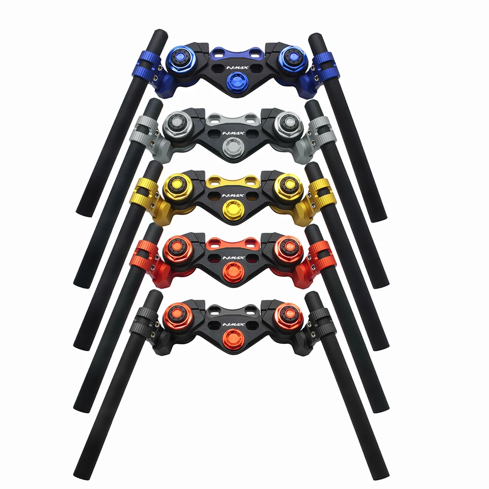 SEMSPEED Motorcycle Handlebar For Yamaha NMAX 125/155 2025 N-MAX 2016-2024 Clip-On Handlebar Fork Tube Adjustable Racing Style