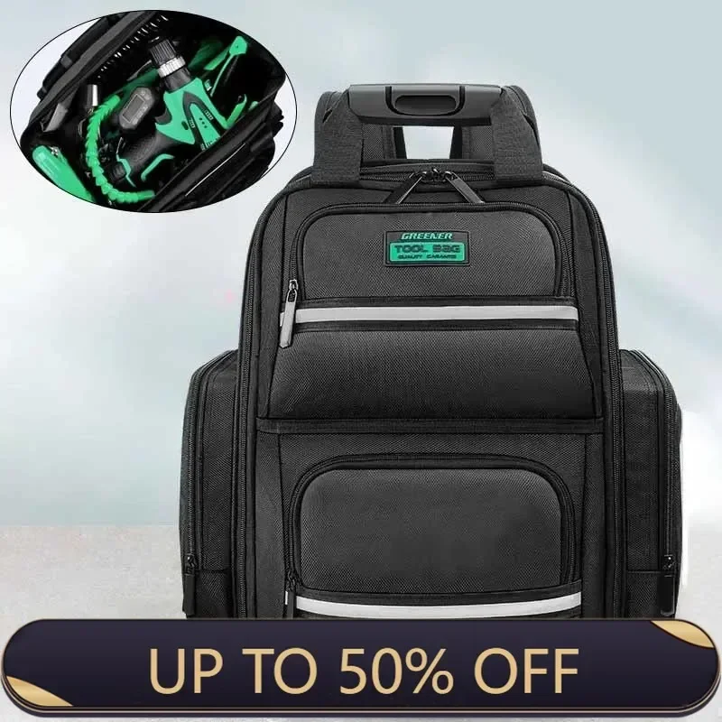 Oxford Cloth Tool Backpack Multifunction Electrician Professional Hardware Accessories Storage Bag Portable Tools Organize Bags