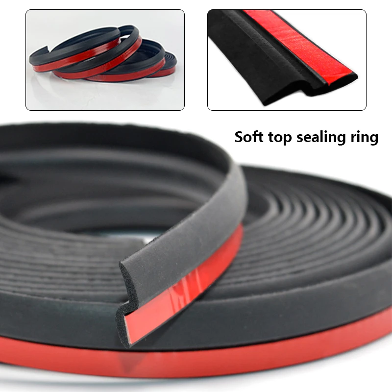 

1PC Protector Door Seal Cover Strip Sticker For BMW Mini One Cooper S Convertible R52 Rear Soft Top Roof Weather Seal Repair Kit