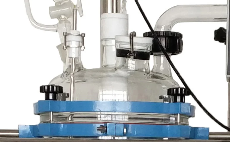 Shanghai Linbel High Qualified 100L L Glass Reactor 100 Liter Reactor for Chemical Synthesis