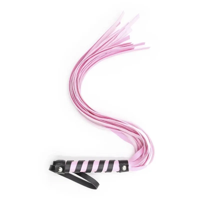 Flirting Whip Slap Spanking Factory Direct Sales Sexy Bondage Flogger Exotic Accessories With Tassel PU Leather Adult Game