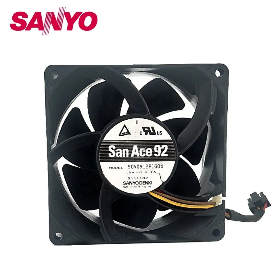 New 9038 9cm 90mm motorcycle modified car booster cooling fan violence 4.1A 12V 9GV0912P1G04 90*90*38mm