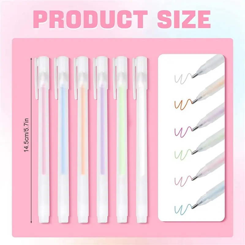 ●96 Quick Drying Color Spot Glue Pen Bulk, Quick Dry Roller Glue Pens Easy Control Precision Glue Pens Ballpoint Glue Pen
