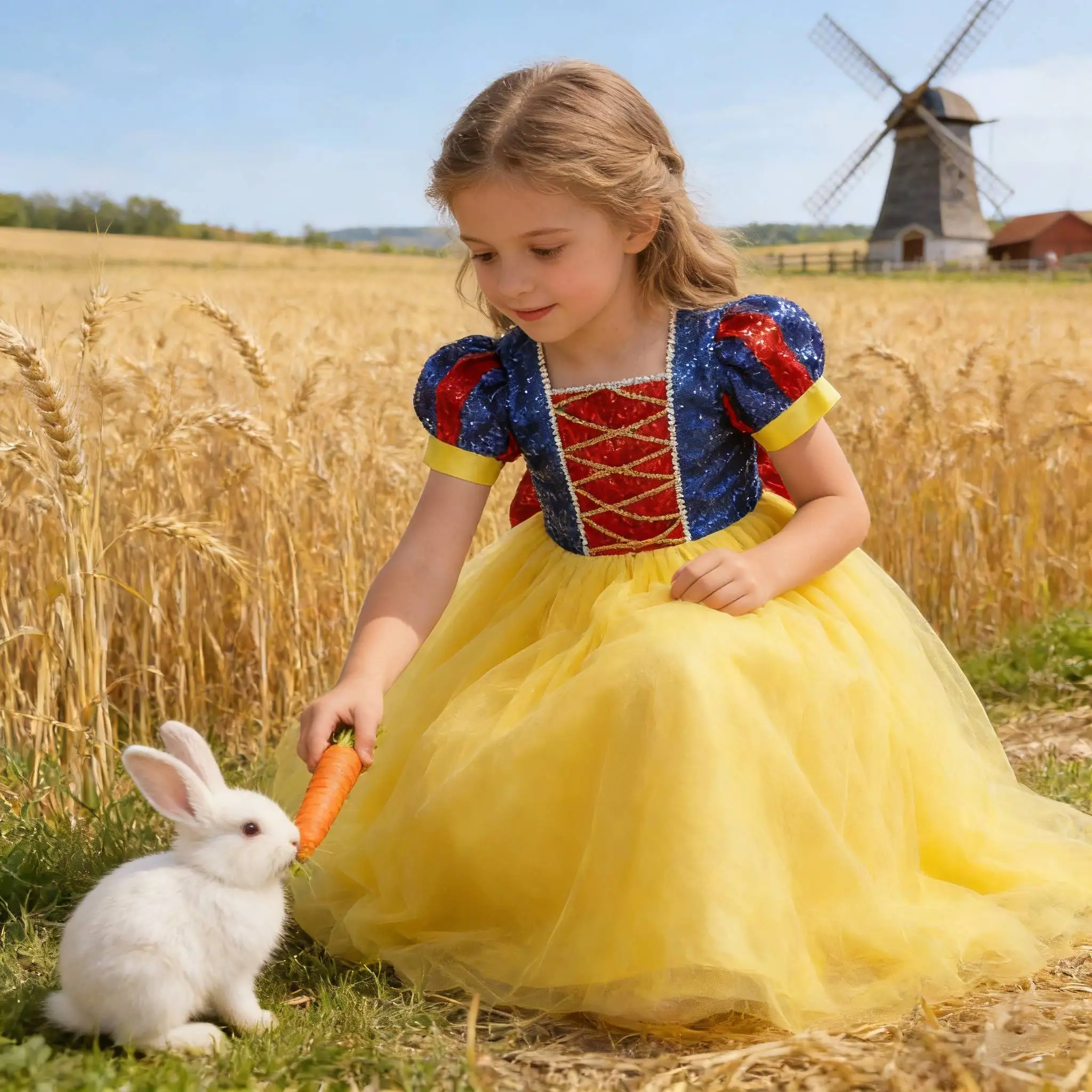 2026 Karneval Mädchen Paillettenkleid und Stirnbänder für 3-10 Jahre Luxuriöses Schneeprinzessinnen Kleinkind Mädchen Klassisches Partykleid