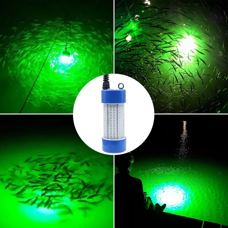 تحت الماء الصيد مصباح ليد 100 واط DC12V الأخضر LED الحبار ضوء استخدمها في مزارع الصيد البحرية البحرية Led الصيد السحر