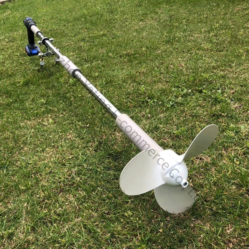 Thruster Outboard Electric Paddle Rubber Boat Motor Handheld Propeller Kayak Inflatable Marine Paddling Machine