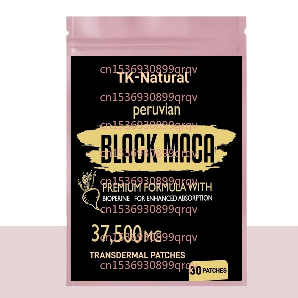 30 Plastrów z Czarną Macą w Kształcie Plastrów Transdermalnych dla Mężczyzn - Wysoka Skuteczność w Aspekcie Energii, Nastrachu i Wzmacniania Wydajności