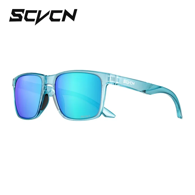 Scvcn Polarisierte Angelbrille UV400 schützt die Augen vor Sonnenlicht, blendfreie Gläser, professionelle Sonnenbrille für den Außenbereich