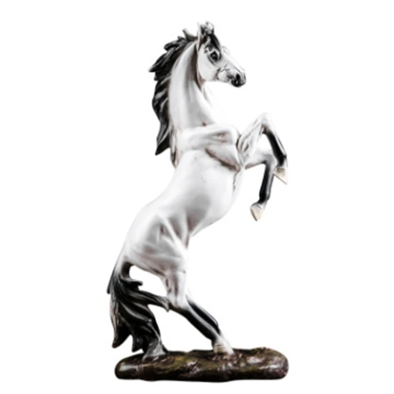 Galloping Horse Statue For Home Decor Modern Horse Figurine Sculpture Office Decoration Crafts