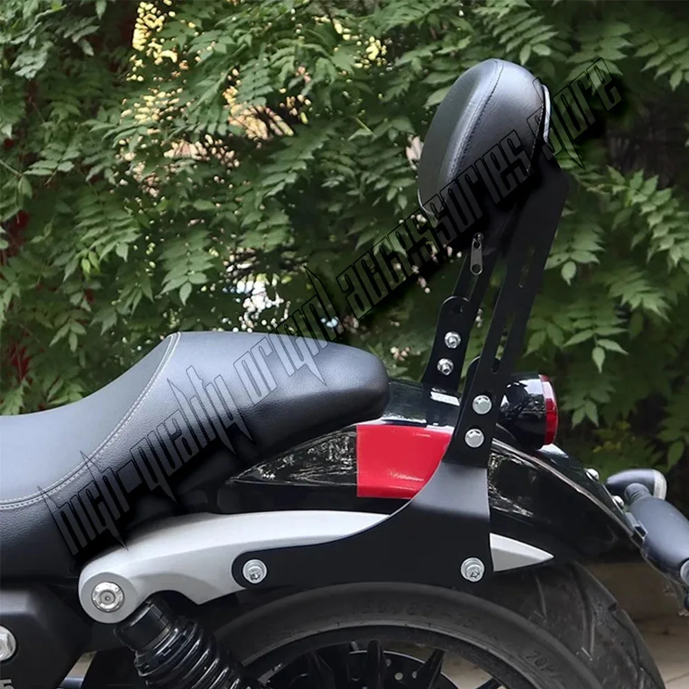 For keeway Benelli Benda Rock 250 Rock250 Rear Side Saddle Bag Box Motorcycle Luggage Rack Carrier with Backrest - Image 4