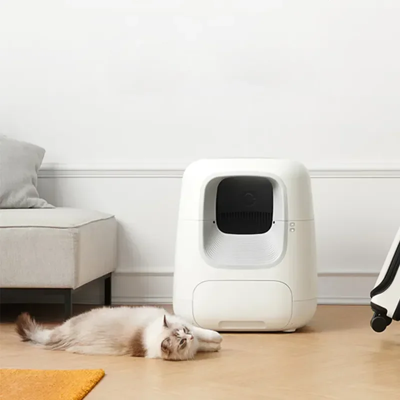 Wholesale Smart Electric Cat Litter Box Automatic Cleaning Large Capacity Automatic Pet Toilet