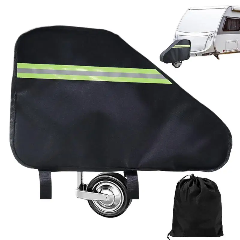 

Чехлы для сцепного устройства прицепа, защитный чехол для домкрата для языка, водонепроницаемый ветрозащитный козырек для автофургона, ткань Оксфорд 600D для дождя, снега, солнечного света