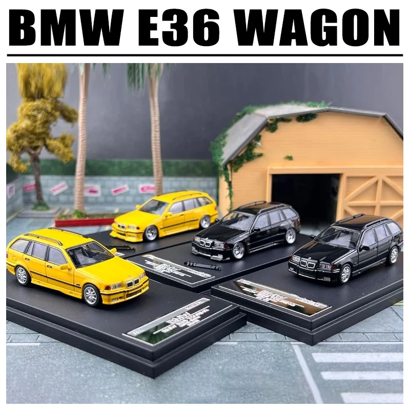 모탈 체중계 1/64 BMW E36 WAGON 한정판 합금 장난감, 자동차 다이캐스트 금속 모델 선물