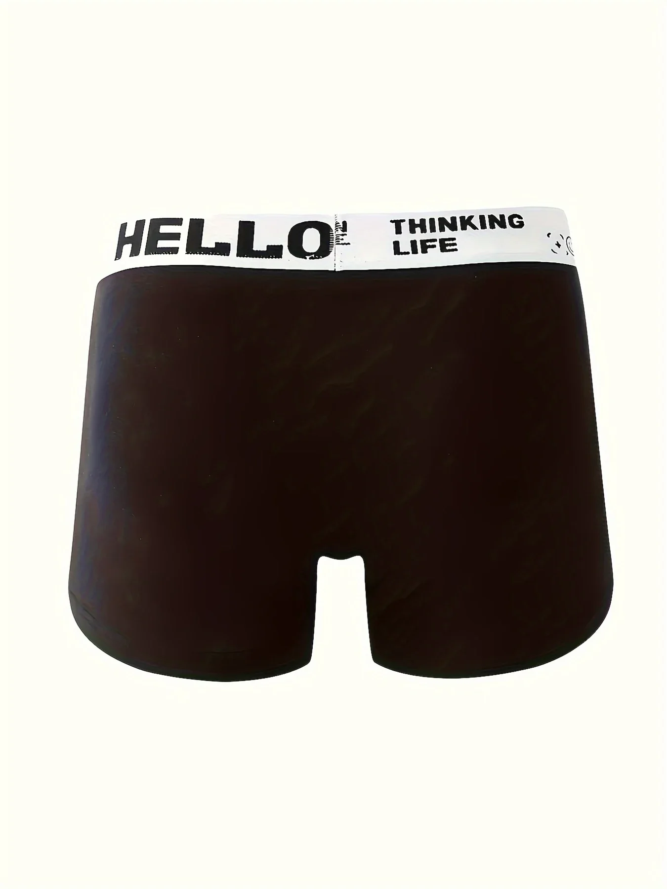 5pcs Men's Comfortable Ice Silk Boxer Briefs Breathable Material for All Seasons Sporty Casual Style Flat Front Briefs