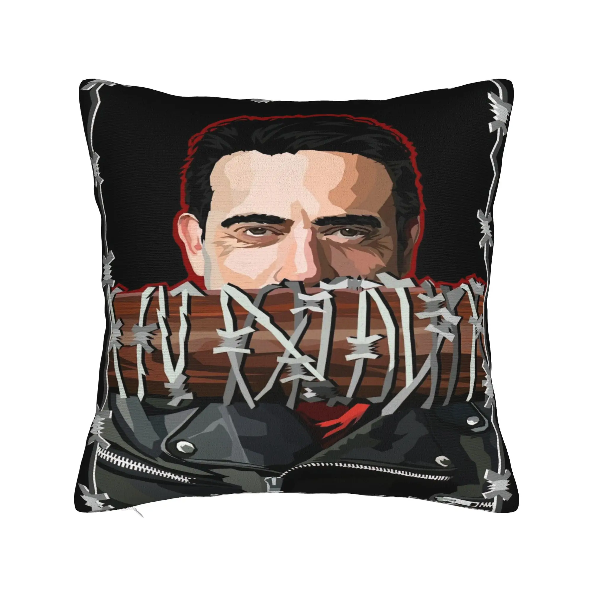 Pillow Case Negan Smith Design  Pillow Cover For Sofa Couch Bed Living Room Novelty Pillowcases