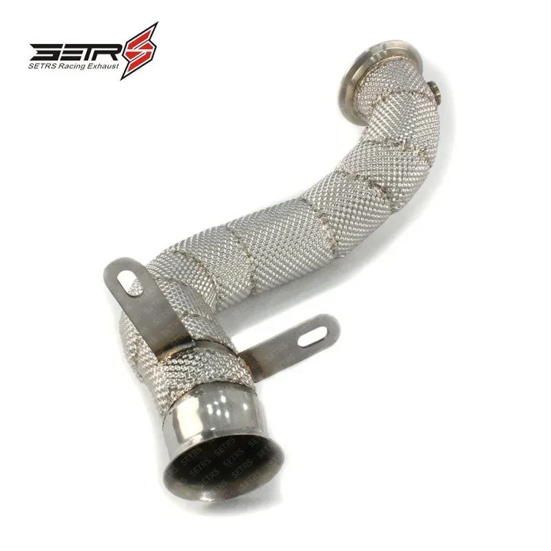 C Series W205 Right Section High flow Pipes branch downpipe Exhaust Pipe with