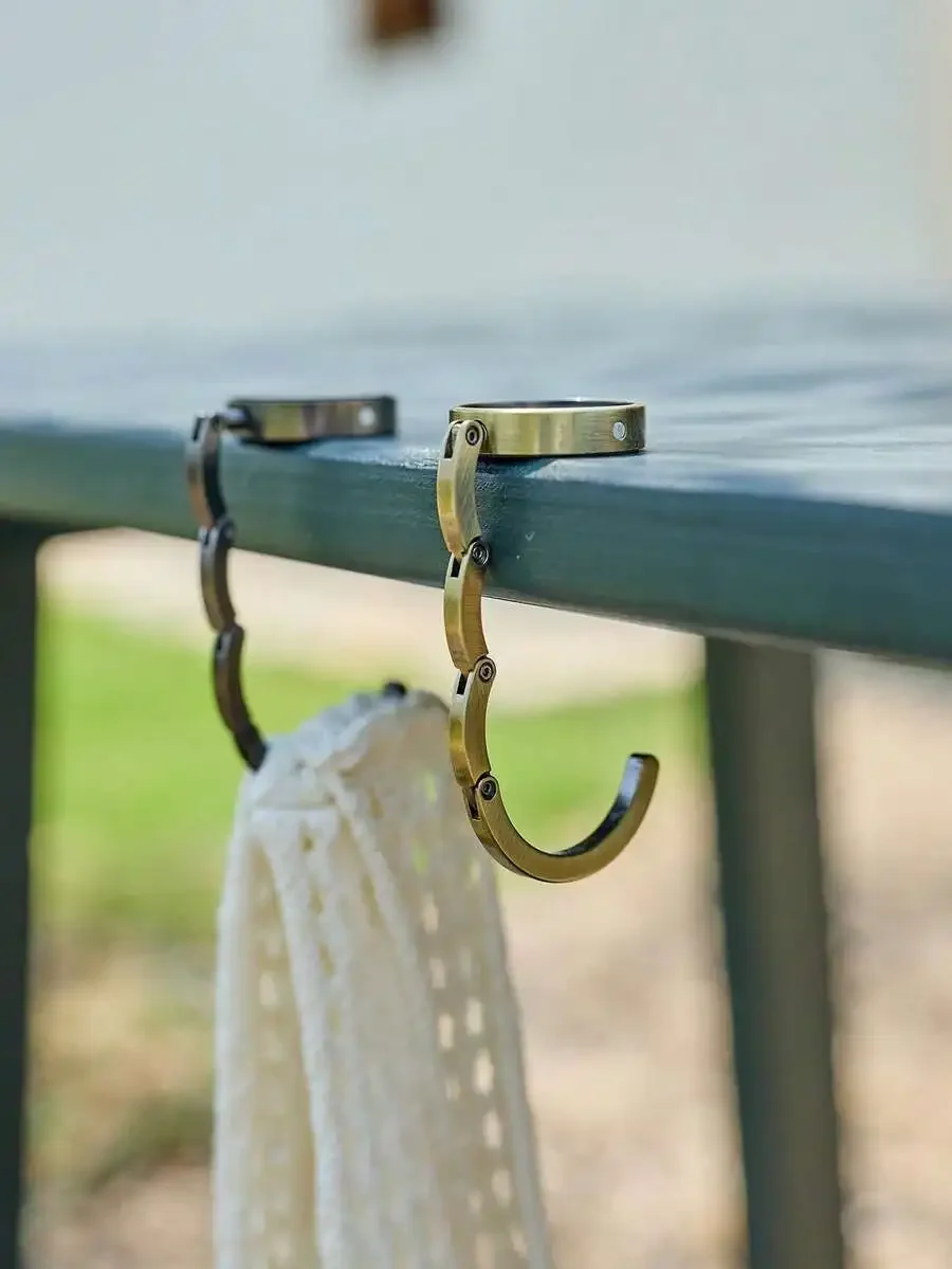 Fashion Bag Rack Handbag Hanger Folding Hook Rack Portable Key Rack Table Hook Hardware Travel Outdoor Storage Hanger