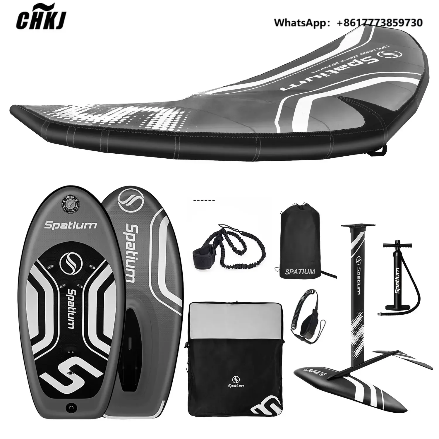

CHKJ Spatium 2025 New Design Surfboard Inflatable Wing Foil Board Hydrofoil for Water Sport