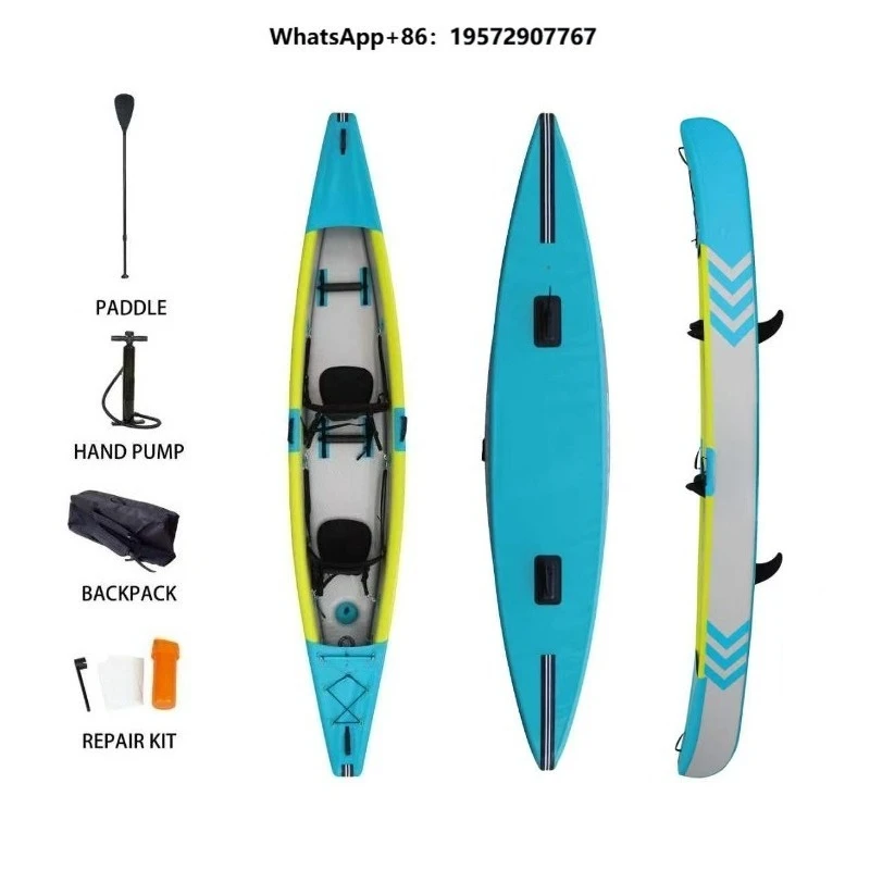 Factory Supply Customization Kayak 2 Person Fishing Kayak Inflatable Boat Canoes
