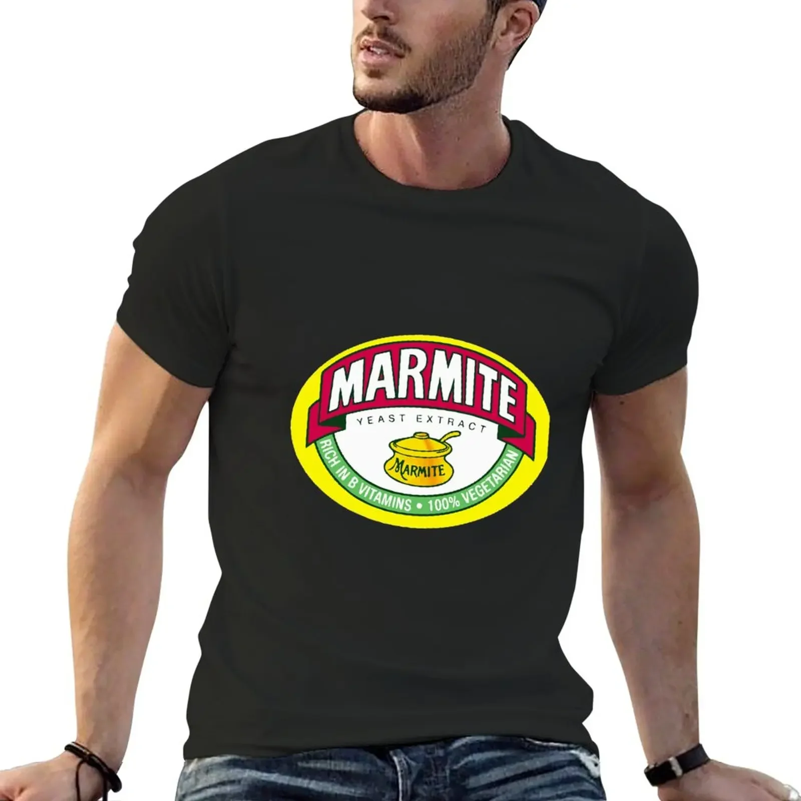 

Marmite Logo Yeast For Fans T-Shirt sublime funnys mens cotton t shirts