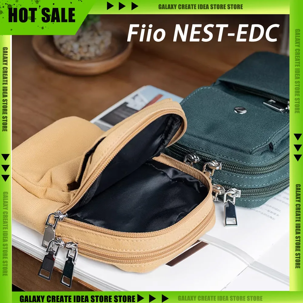 Fiio NEST-EDC ? sac de rangement pour lecteur de musique Portable, sac de rangement num�rique HiFi sans perte pour M27/M17, cadeaux musicaux universels
