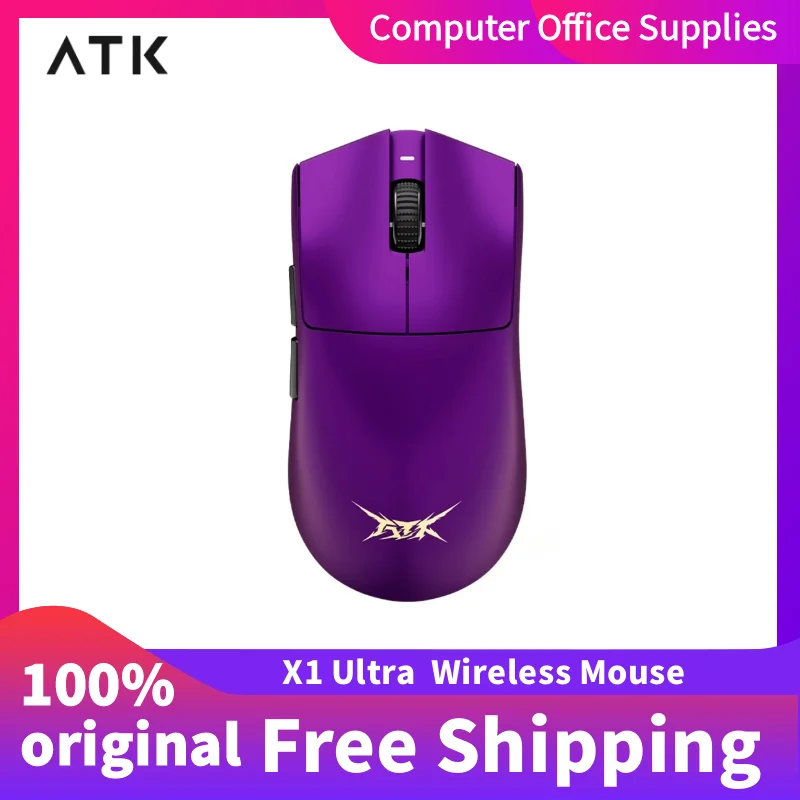 

ATK X1 Master Starburst Dual 8kHz Wireless Lightweight Mouse PAW3950 Ultra Sensor 30K DPI Wired Dual Mode Gaming Mouse Gift