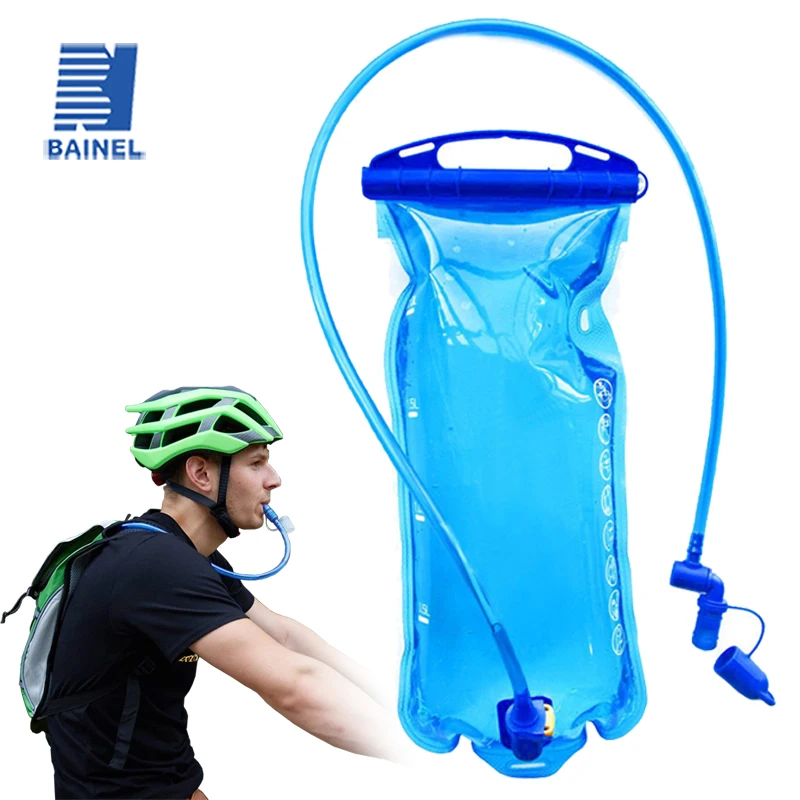 

2L/3L Outdoor Camping Foldable Drinking Pipe Water Bag Leak Proof Outdoor Tool Accessories Water Bag Hiking Water Bag