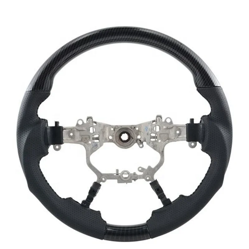 

Carbon Fiber Steering Wheel For Toyota Crown 14th 2014-2018 Alphard 2015-2023 Land Cruiser FJ200 2016-2022 Prado FJ150 2018-2023