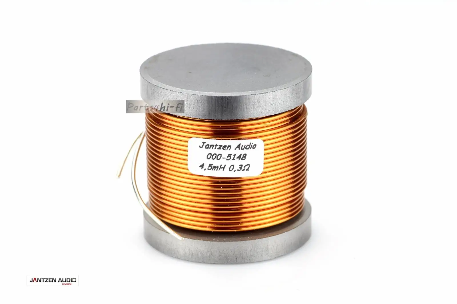 

2pcs/lot Denmark Jantzen-audio oxygen-free copper 1.2mm wire diameter series frequency division fever iron core inductor coil