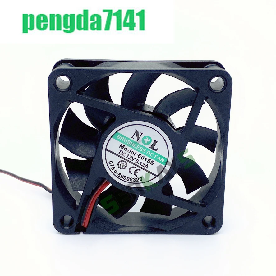 DC12V 6015 60MM 60*60*15MM wentylator chłodzący łożysko ślizgowe przetwornica częstotliwości wentylator chłodzący 2pin